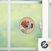 Pointer Schilderij - Mooie Originele Hond Kunst Raamsticker (Huis)