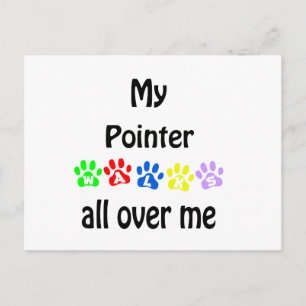 Pointer Walks Design Briefkaart