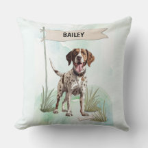 Pointer Watercolor Gepersonaliseerde Hond