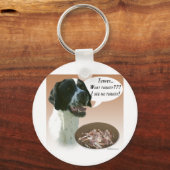 Pointer (zwart) Turkije Sleutelhanger (Voorkant)