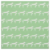 Pointerhond Silhouet Huisdier Saliegroen Stof (Swatch)
