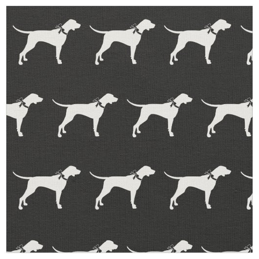 Pointerhond Silhouet Huisdier Stof (Close Up)