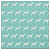 Pointerhond Silhouet Huisdier Teal Stof (Swatch)