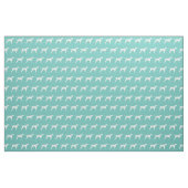 Pointerhond Silhouet Huisdier Teal Stof (Fat Quarter)