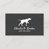 Pointerhond Silhouet Visitekaartje (Voorkant)
