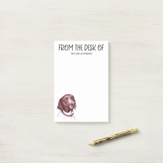 Pointerliefhebber Post-it® Notes (Op bureau)