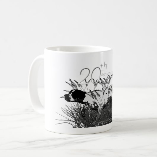 PointerRescue 20e Jubileum Mok (Voorkant links)