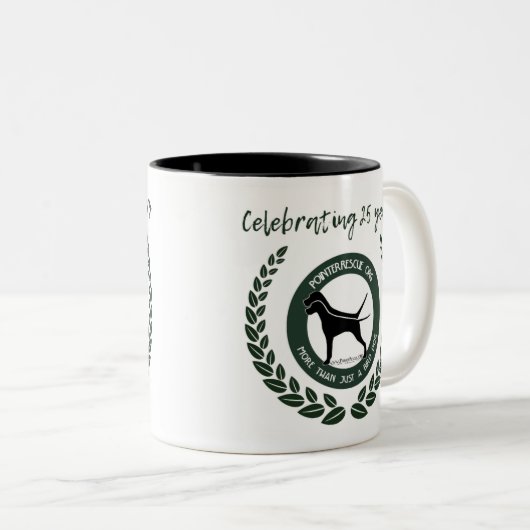 PointerRescue Org 25e Jubileum Mok (Voorkant rechts)