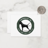 PointerRescue Org Flat Note Kaart Notitiekaartje (Voorkant / Achterkant in situ)