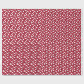 Pointers and Butterflies (Red() Wrapping Paper Cadeaupapier (Vlak)