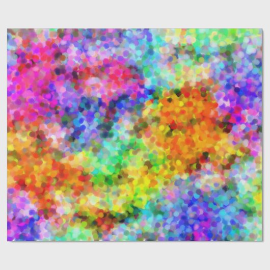 Pointillism Chakra Cadeaupapier (Vlak)