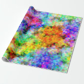 Pointillism Chakra Cadeaupapier (Uitgerold)