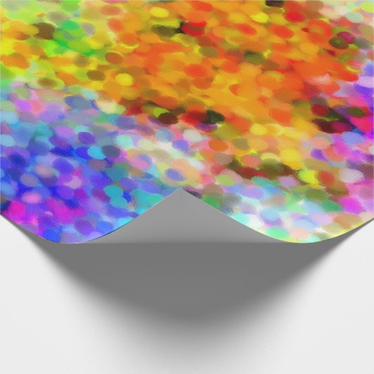 Pointillism Chakra Cadeaupapier (Hoek)