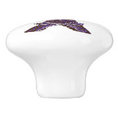 Pointillism Eiffel Tower keramische dragerknoppen Keramische Knop (Zijkant)