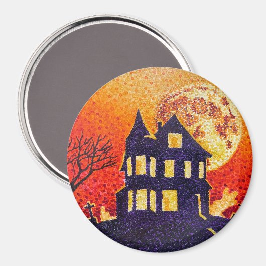 Pointillism Magnet (Voorkant / Achterkant)