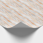 Pointillism Wavy Polka: Schattige Doodle Textiel Cadeaupapier (Hoek)