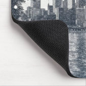 Pointillisme Chicago Skyline Muismat (Hoek)