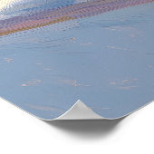 Pointillisme Floral Art met zonovergoten tuin Uitz Poster (Hoek)