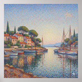 pointillisme poster