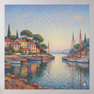 pointillisme poster