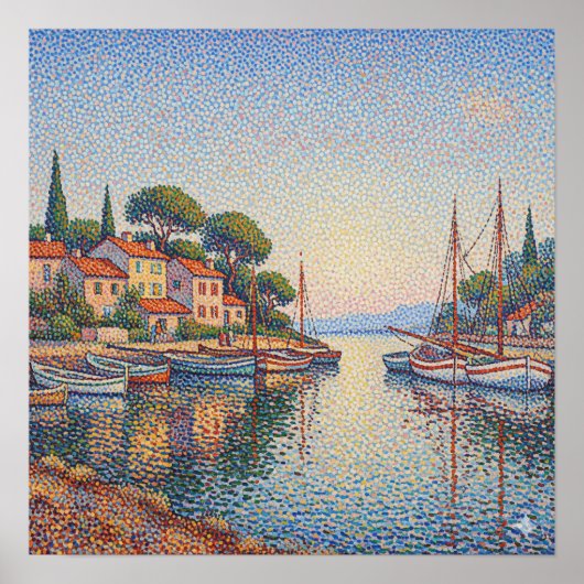 pointillisme poster (Voorkant)