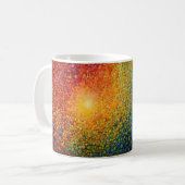 "Pointillisme van het licht" Koffiemok (Voorkant links)