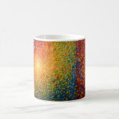 "Pointillisme van het licht" Koffiemok (Center)