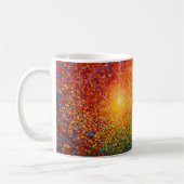 "Pointillisme van het licht" Koffiemok (Links)