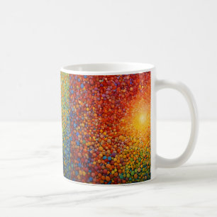"Pointillisme van het licht" Koffiemok