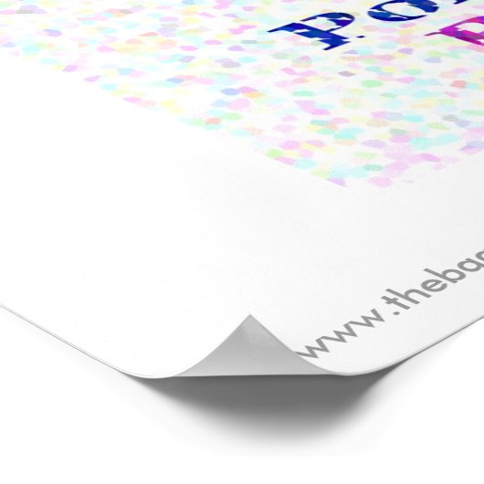 Pointillist Bagel Poster (Hoek)