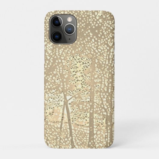 Pointillist bomen Case-Mate iPhone case (Achterkant)