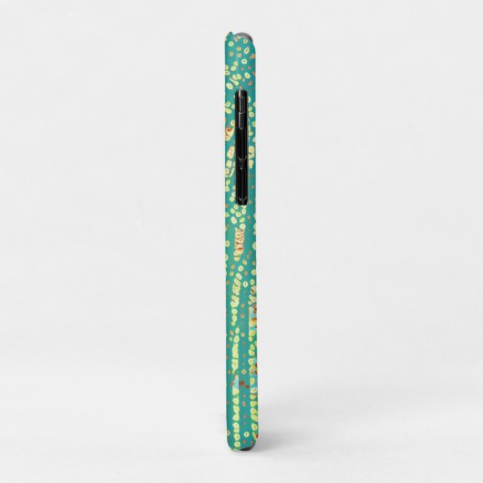 Pointillist bomen Case-Mate iPhone case (Achterkant/links)