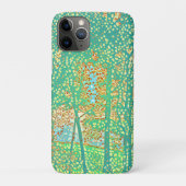 Pointillist bomen Case-Mate iPhone case (Achterkant)
