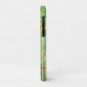 Pointillist bomen Hoesje-Mate iPhone case (Achterkant/links)