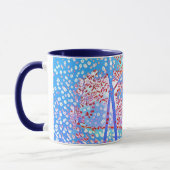 Pointillist bomen mok (Links)