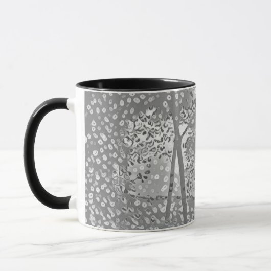 Pointillist bomen mok (Links)