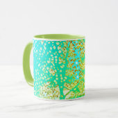 Pointillist bomen mok (Voorkant links)
