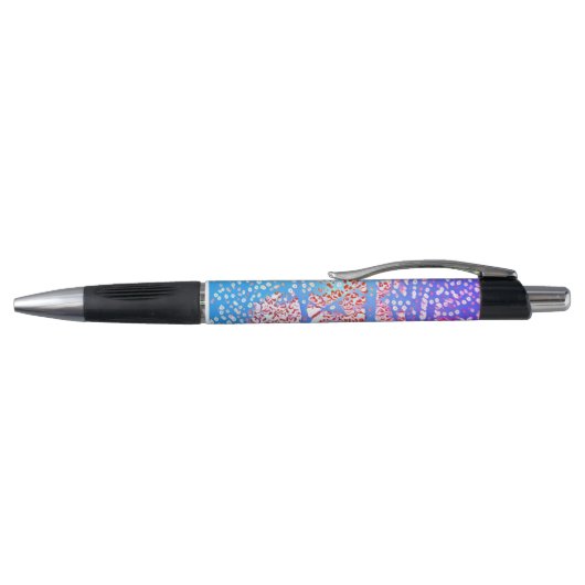 Pointillist bomen pen (Bovenkant)