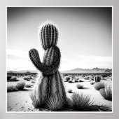 Pointing Cactus - Kunstdruk Poster (Voorkant)