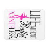 Pointless balletmagneet magneet (Horizontaal)