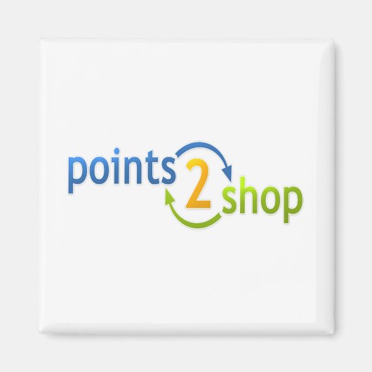 Points2shop magneet (Voorkant)