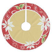 Pointsetta  | Roodboomrokken Kerstboom Rok (Voorkant)