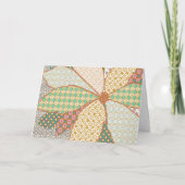 Pointsetta van Applique Feestdagen Kaart (Voorkant)