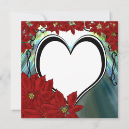 PointsettiaHart Foto Gepersonaliseerde Kaart