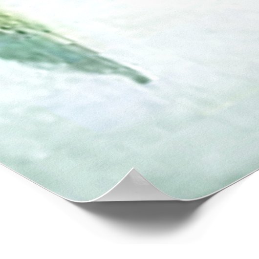 Pointsettias Waterverf Fine Art Print (Hoek)