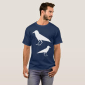 Pointy kraaien op je shirt (Voorkant volledig)
