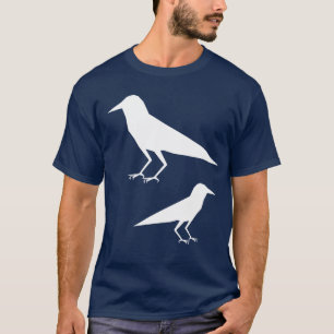 Pointy kraaien op je shirt