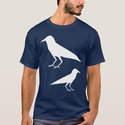 Pointy kraaien op je shirt (Voorkant)