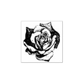 Pointy Petal Roos Rubberstempel (Afrduk)