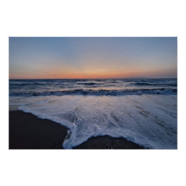 Pointy waves perfect poster